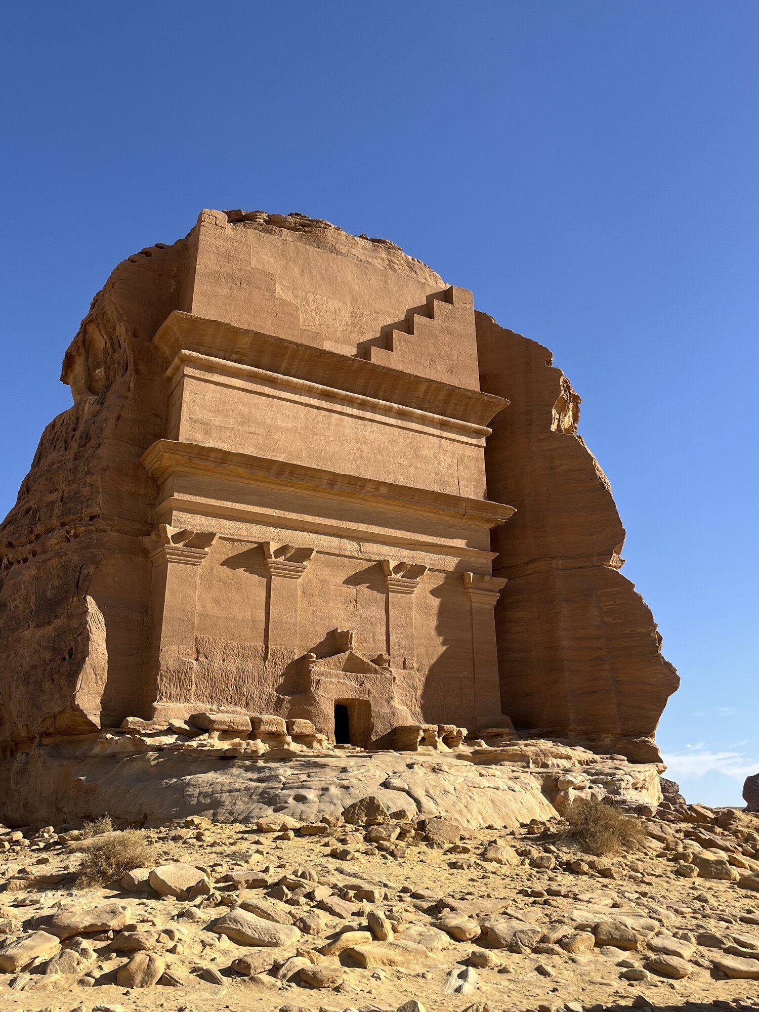 A Nabataean rock-cut tomb at Hegra